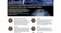 Desktop Screenshot of lloydselectronics.com